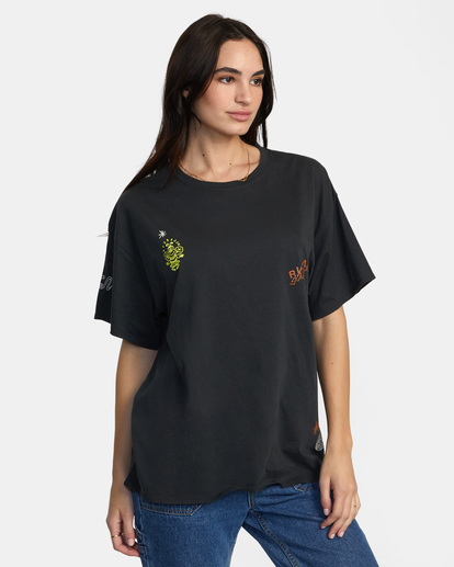 5 Zzzen - T-Shirt for Women Black AVJZT00859 RVCA