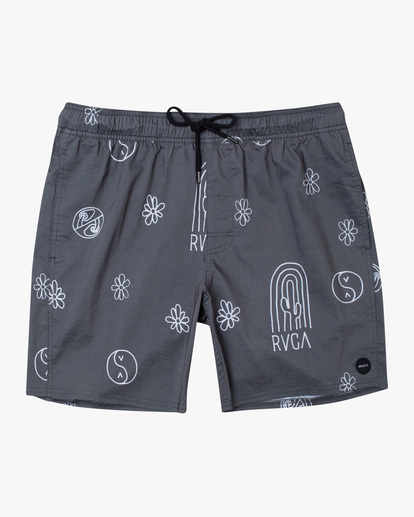 0 Barnes Elastic Boardshorts 17" Black AVYBS00115 RVCA