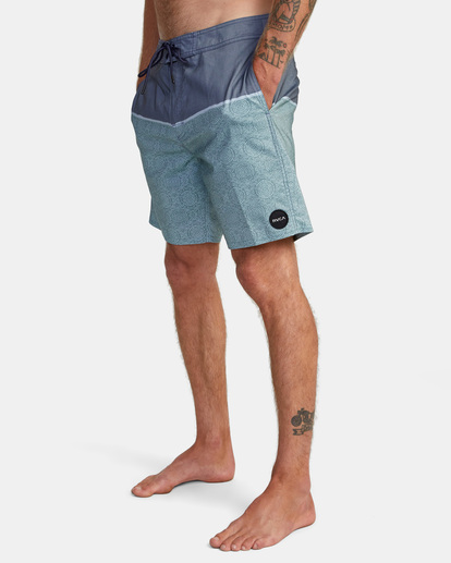 4 County Boardshorts 18" Blue AVYBS00120 RVCA