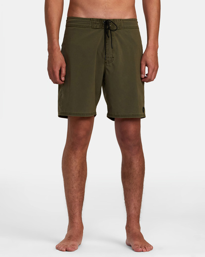1 VA Pigment Boardshorts 18" Green AVYBS00131 RVCA