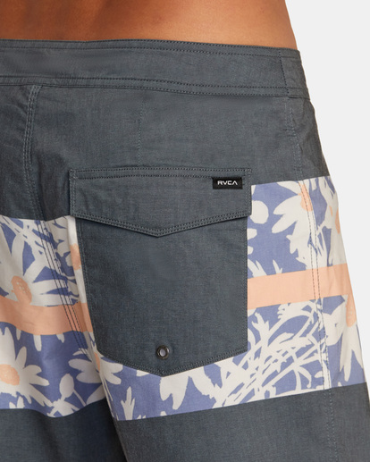6 Westport Print Boardshorts 17" Black AVYBS00135 RVCA
