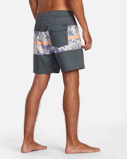 4 Westport Print Boardshorts 17" Black AVYBS00135 RVCA