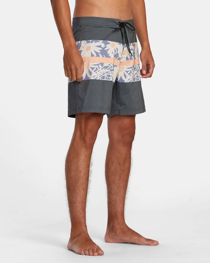 5 Westport Print Boardshorts 17" Black AVYBS00135 RVCA