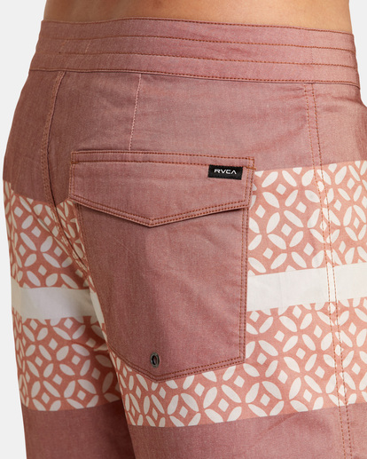 9 Westport Print Boardshorts 17" Orange AVYBS00135 RVCA