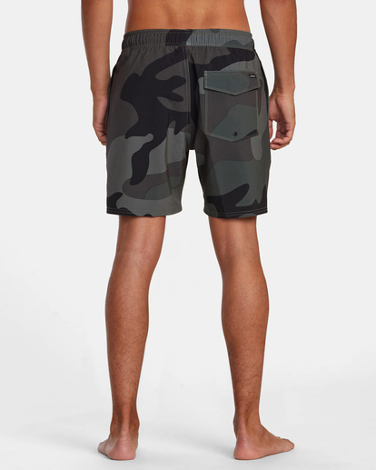 1 VA Elastic Waist Boardshorts 17" Brown AVYBS00147 RVCA