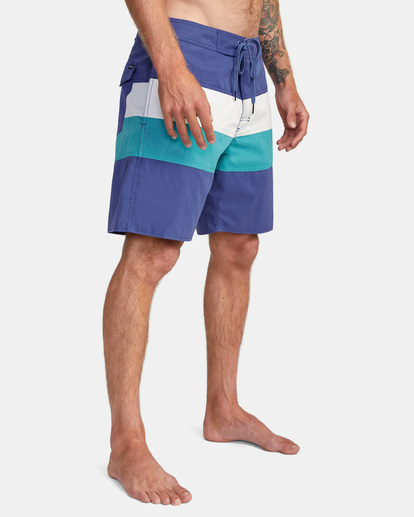 6 Noble 2 Boardshorts 18" Blue AVYBS00153 RVCA