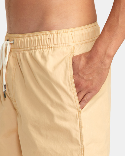 7 Opposites Elastic Waist 2 Boardshorts 17" Orange AVYBS00162 RVCA