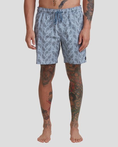 1 VAISLEY ELASTIC BOARDSHORTS 17"  AVYBS00174 RVCA