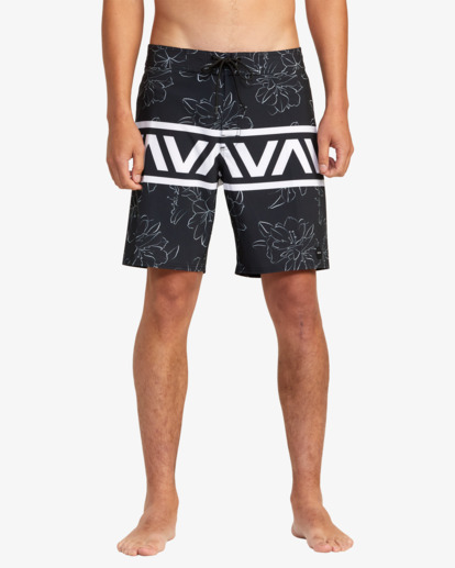 1 VA Banded Boardshorts 18" Black AVYBS00189 RVCA