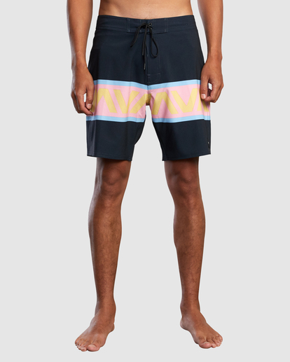 1 VA Banded Boardshorts 18" Black AVYBS00189 RVCA