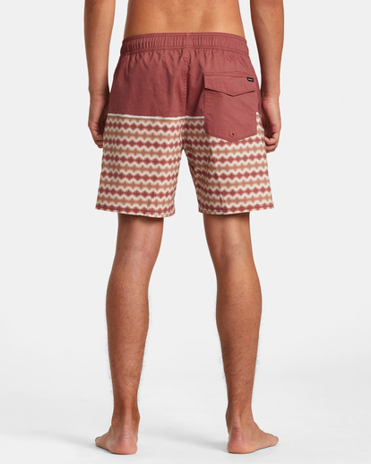 2 County Elastic Waist Boardshorts 17" Orange AVYBS00203 RVCA