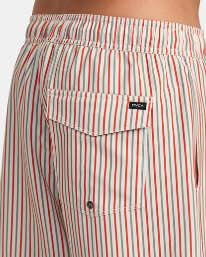7 VA Pigment Elastic Waist Boardshorts 17" Beige AVYBS00204 RVCA