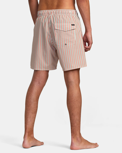 5 VA Pigment Elastic Waist Boardshorts 17" Beige AVYBS00204 RVCA