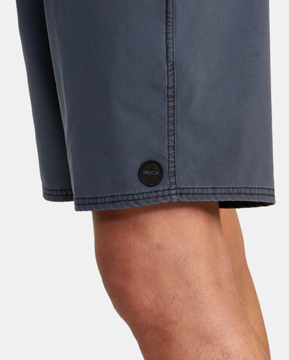 7 VA Pigment Elastic Waist Boardshorts 17" Blue AVYBS00207 RVCA