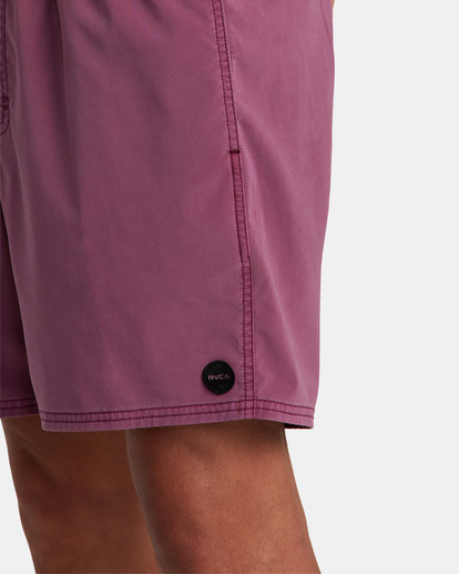 3 VA Pigment Elastic Waist Boardshorts 17" Purple AVYBS00207 RVCA