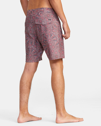 5 Kelsey Brookes Psilocin Boardshorts 18" Red AVYBS00232 RVCA