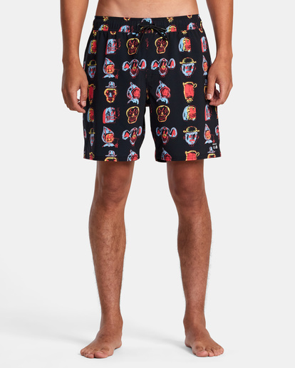 1 Elastic Boardshorts 17" Black AVYBS00247 RVCA