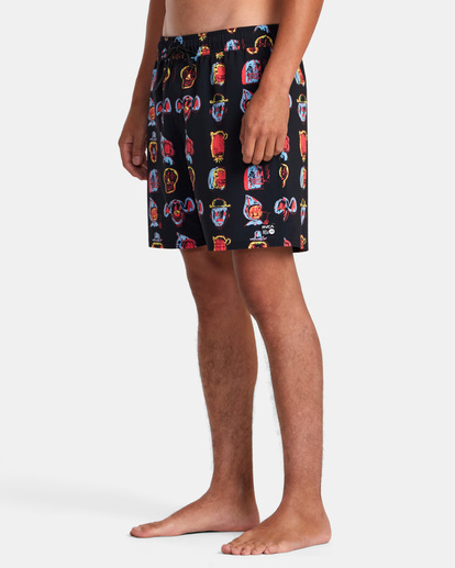 4 Elastic Boardshorts 17" Black AVYBS00247 RVCA