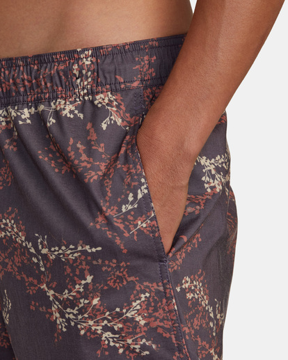 7 Barnes - Short de bain pour Homme Violet AVYBS00265 RVCA
