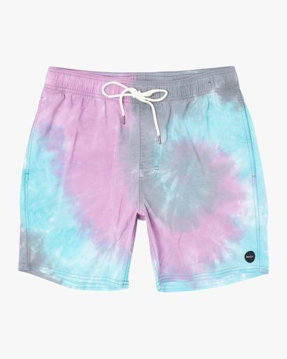 5 MANIC TIE-DYED ELASTIC BOARDSHORTS 17"  AVYBS00266 RVCA