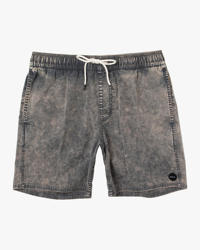 0 Manic Tie-Dyed Elastic Waist Boardshorts 17"  AVYBS00266 RVCA