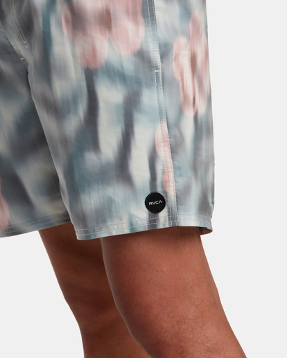 3 Perry 17" Elastic Waist Boardshorts White AVYBS00267 RVCA