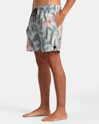 4 Perry 17" Elastic Waist Boardshorts White AVYBS00267 RVCA