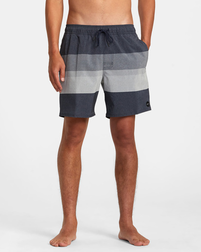 1 Westport Yarndye Elastic Waist Boardshorts 17" Blue AVYBS00280 RVCA