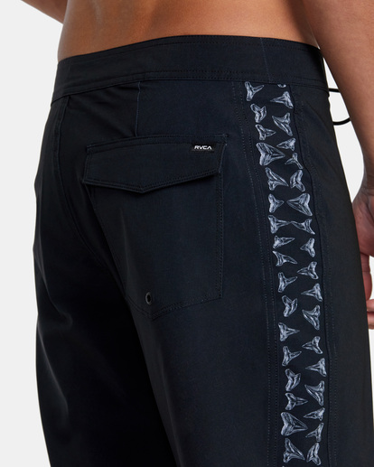 6 Hawaii Horton Apex 19" Boardshorts Black AVYBS00284 RVCA