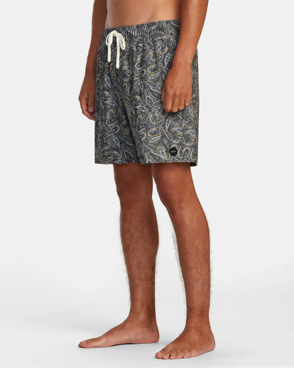 3 Atlas Elastic Waist Boardshorts 17" White AVYBS00293 RVCA