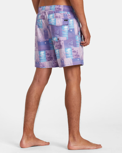 5 Colin Sussingham Elastic - Swim Shorts for Men Purple AVYBS00295 RVCA