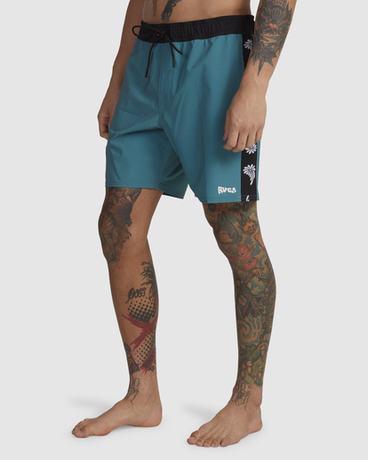 0 Apex Elastic Boardshorts Blue AVYBS00297 RVCA