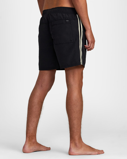 5 Breakout Elastic Waist Boardshorts 16" Black AVYBS00313 RVCA