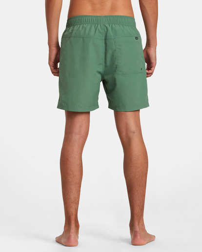 2 Breakout Elastic Waist Boardshorts 16" Green AVYBS00313 RVCA