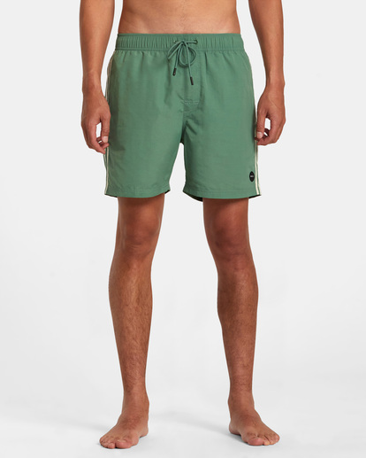 1 Breakout Elastic Waist Boardshorts 16" Green AVYBS00313 RVCA