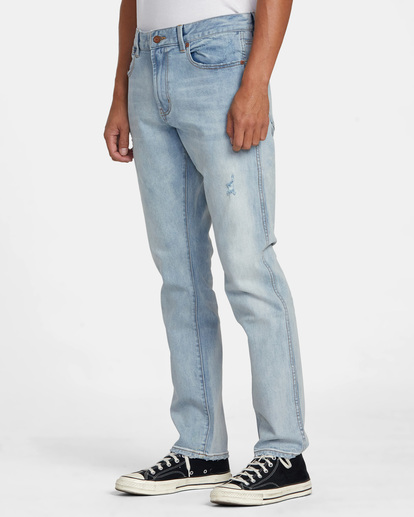 Triple A Regular Straight Jeans, Light blue