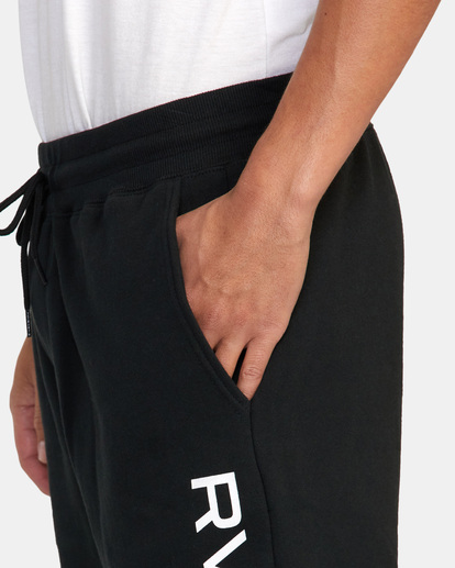 8 Big RVCA Sweatshorts Black AVYFB00127 RVCA