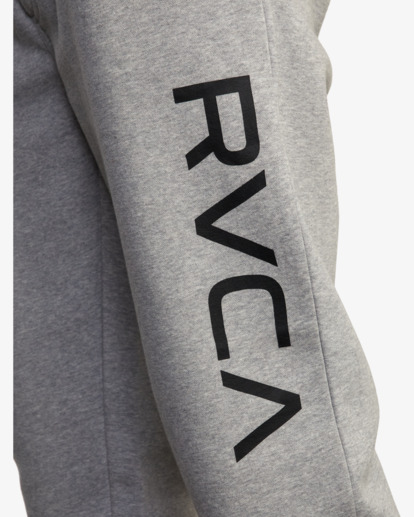 3 Big RVCA Sweatpants Grey AVYFB00141 RVCA