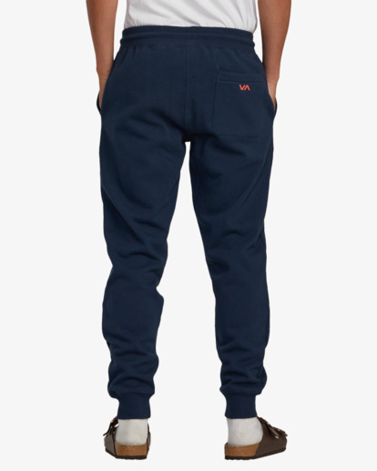 2 Big RVCA Sweatpants Blue AVYFB00141 RVCA