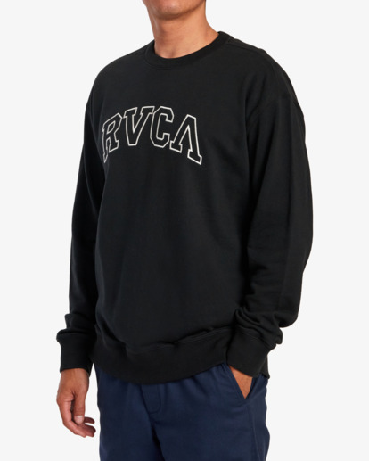 RVCA Men's Hastings Emb Crewneck Pullover