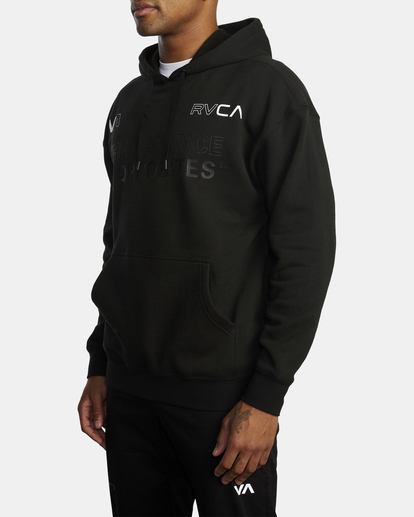 5 Yin Yang Balance Pullover Hoodie Black AVYFT00301 RVCA