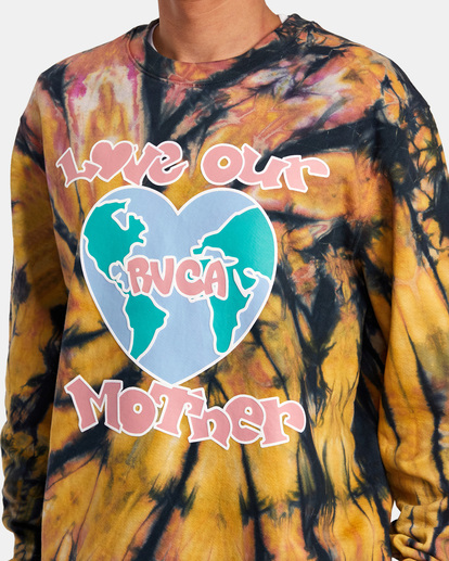 8 Freaktopia Love Your Mother Sweatshirt White AVYFT00305 RVCA