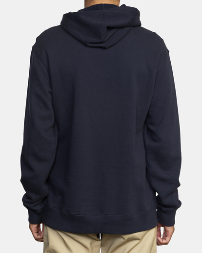 2 Americana Pullover Hoodie Blue AVYFT00309 RVCA