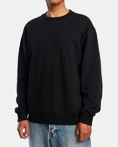 4 Day Shift Crewneck Sweatshirt Black AVYFT00310 RVCA