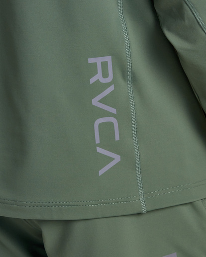 7 Trainer Hoodie Green AVYFT00323 RVCA