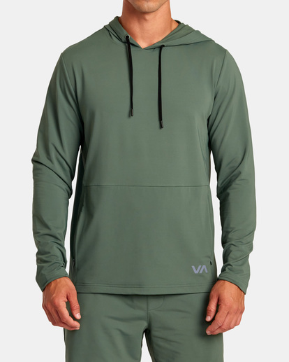 0 Trainer Hoodie Green AVYFT00323 RVCA
