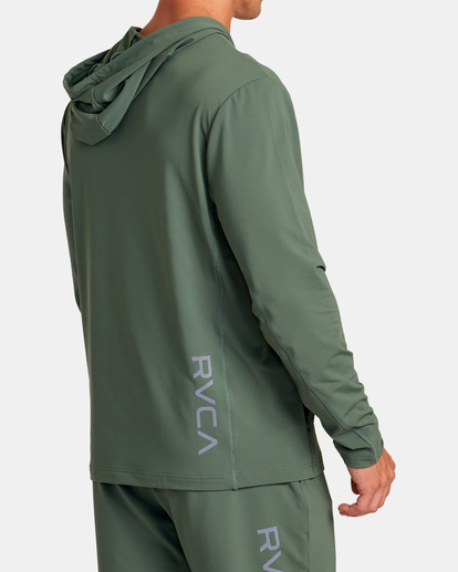 5 Trainer Hoodie Green AVYFT00323 RVCA