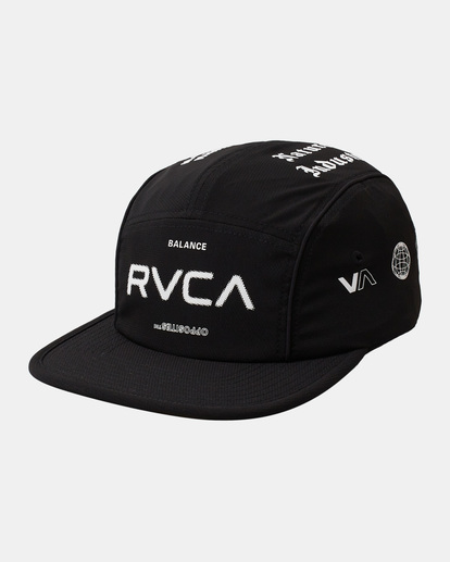0 Yogger Strapback Hat Black AVYHA00207 RVCA