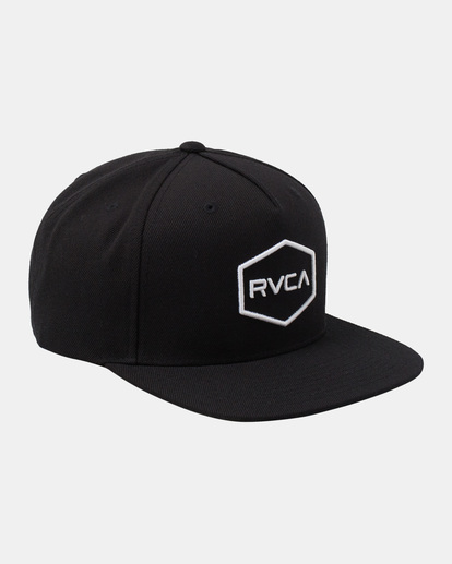2 Commonwealth - Cappellino snapback da Uomo Black AVYHA00454 RVCA