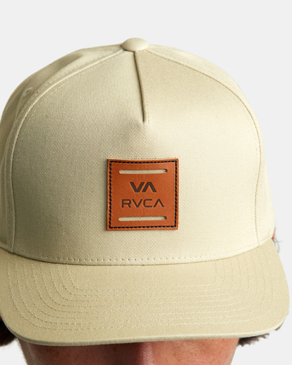 4 VA All The Way Snapback Hat Beige AVYHA00463 RVCA